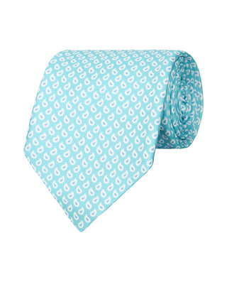 Corbata twill estampado de seda by MIRTO