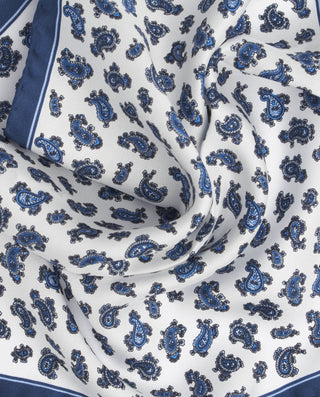 Pañuelo de bolsillo estampado de seda by MIRTO