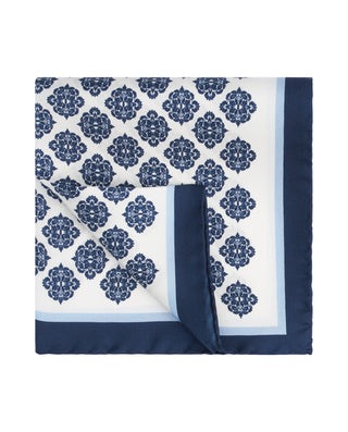 Pañuelo de bolsillo estampado de seda by MIRTO