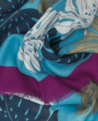 Foulard estampado de algodón by MIRTO