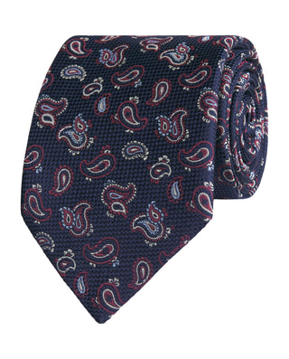 Corbata jacquard microdibujo seda natural by MIRTO | 81422_0003_1