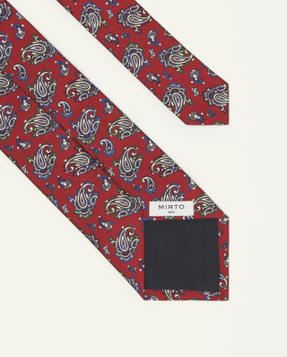 Corbata twill estampado seda natural by MIRTO | 81428_0003_2