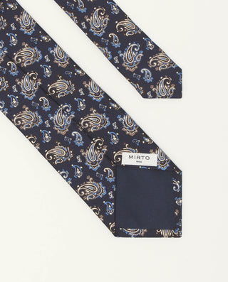 Corbata twill estampado seda natural by MIRTO | 81432_0003_2
