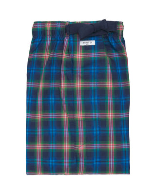 Pantalón largo de pijama azul y rosa by MIRTO