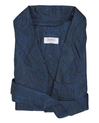 Bata de hombre estampada seda natural by MIRTO