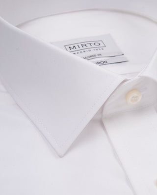 CAMISA LISA SEMI-ENTALLADA TRAVELSHIRT by MIRTO