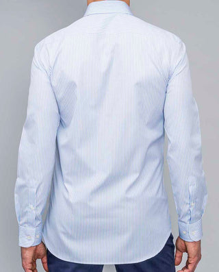 CAMISA RAYAS LARGO EXTRA SEMI-ENTALLADA by MIRTO