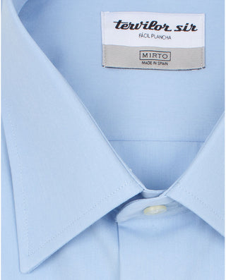 CAMISA TERVILOR SIR PUÑO DOBLE azul by MIRTO