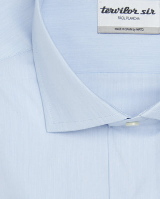 Camisa vestir tervilor sir fil a fil azul by MIRTO