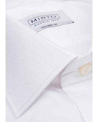 CAMISA VESTIR SEMI-ENTALLADA BLANCO by MIRTO