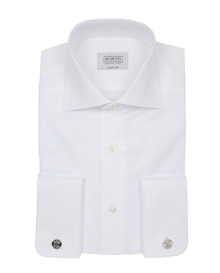 Camisa vestir puño doble blanco Big&tall