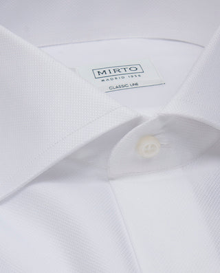 CAMISA VESTIR PUÑO DOBLE BLANCO by MIRTO