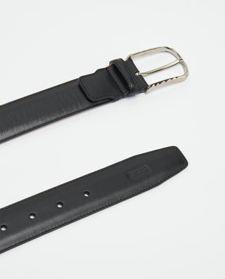 Cinturón de vestir piel negro