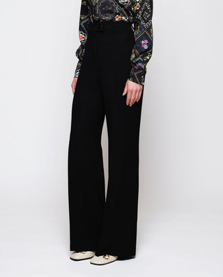 Pantalón de crepe negro by MIRTO