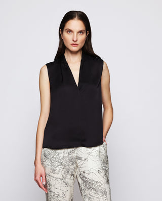 Top fluido negro by MIRTO