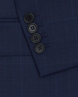 Trade de lana cuadros azul royal by MIRTO