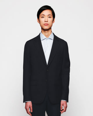 Chaqueta lana stretch azul marino by MIRTO