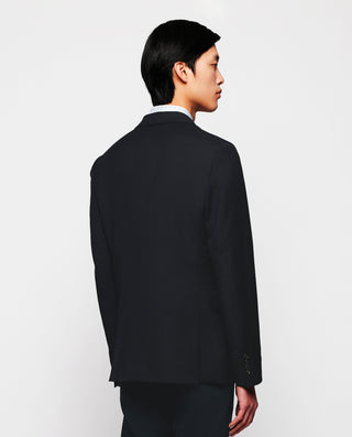 Chaqueta lana stretch azul marino by MIRTO