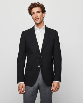 Blazer de lana negro