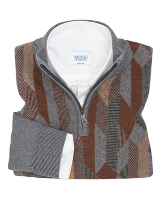 Jersey de Lana cuello perkins gris by MIRTO