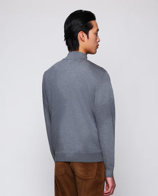 Jersey de Lana cuello perkins gris by MIRTO