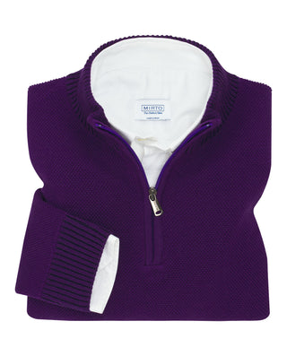 Jersey cuello perkins cremallera by MIRTO