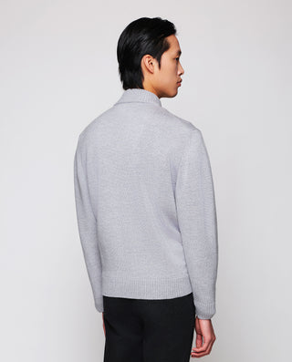 Chaqueta de lana con botones gris by MIRTO