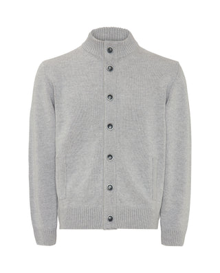 Chaqueta de lana con botones gris by MIRTO