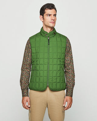 Chaleco acolchado ligero verde