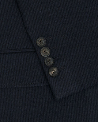 Chaqueta de punto lana y cashmere azul marino by M