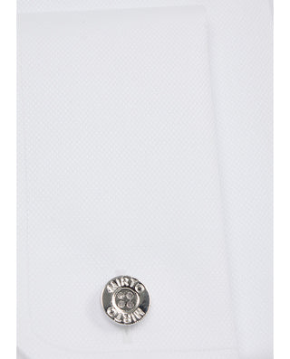 CAMISA SEMI-ENTALLADA PUÑO DOBLE BLANCO by MIRTO