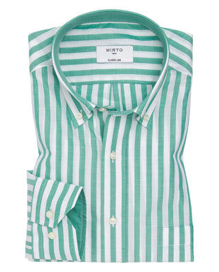 Camisa casual de algodón rayas by MIRTO