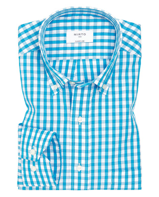 Camisa casual de algodón cuadros by MIRTO