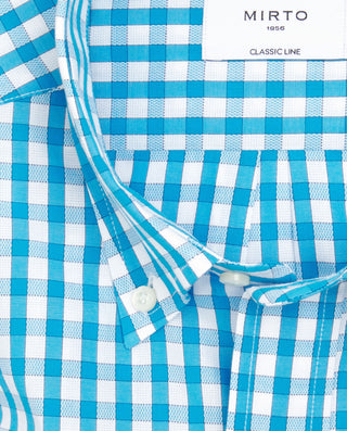 Camisa casual de algodón cuadros by MIRTO