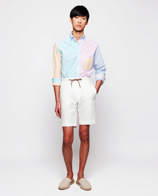 Camisa casual de Algodón patchwork multicolor by M