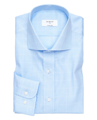 Camisa vestir de algodón cuadros Príncipe by MIRTO