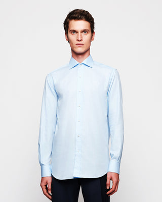 Camisa vestir de algodón cuadros Príncipe by MIRTO