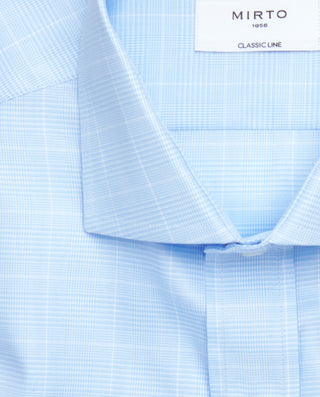 Camisa vestir de algodón cuadros Príncipe by MIRTO