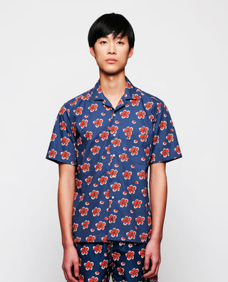 Camisa Hawaiana estampado floral manga corta by MI