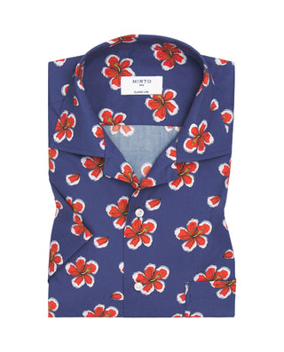 Camisa Hawaiana estampado floral manga corta by MI