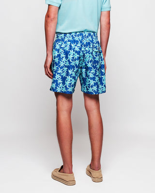 Bañador estampado  floral azul by MIRTO