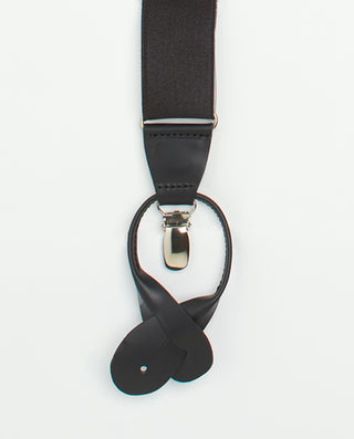 Black clip & button braces