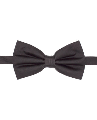 Pajarita negra de seda