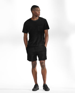 Camiseta algodón de rizo orgánico negro by Bread&B