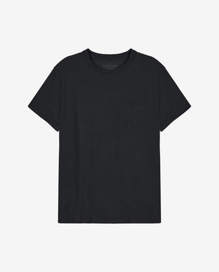 Camiseta algodón de rizo orgánico negro by Bread&B