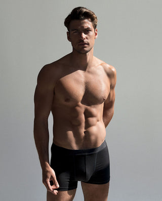 PACK 2 BOXERS MODAL ELASTICO ECO NEGROS by MIRTO