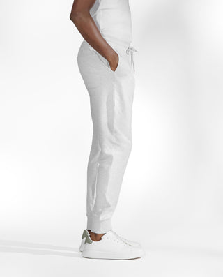 Pantalón jogger de algodón orgánico gris mela by B