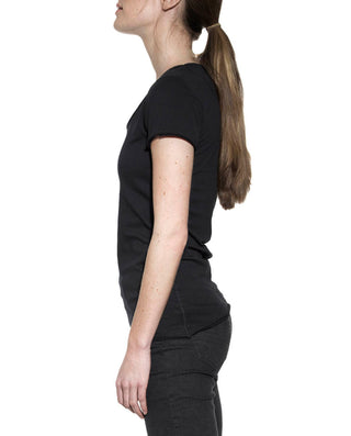 CREW-NECK RELAXED BLACK by MIRTO