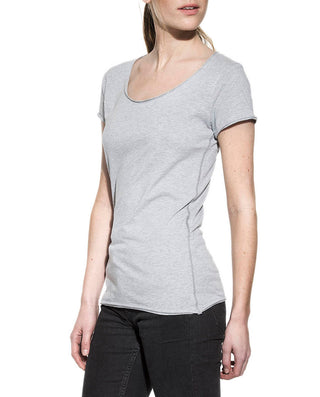 CREW-NECK RELAXED GREY MELANGE by MIRTO