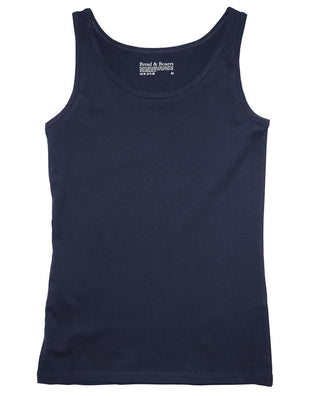 TANK RIBBED DARK NAVY by MIRTO